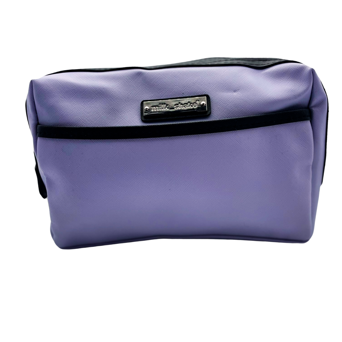 Purple Leatherette Travel Bag