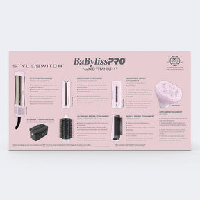 BaBylissPRO® Nano Titanium™ Limited Edition Style/Switch Ionic Multi-Styler & Dryer