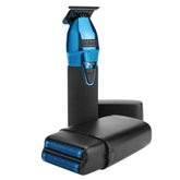 BaBylissPRO Black and Blue Trimmer and Double-foil Shaver Set