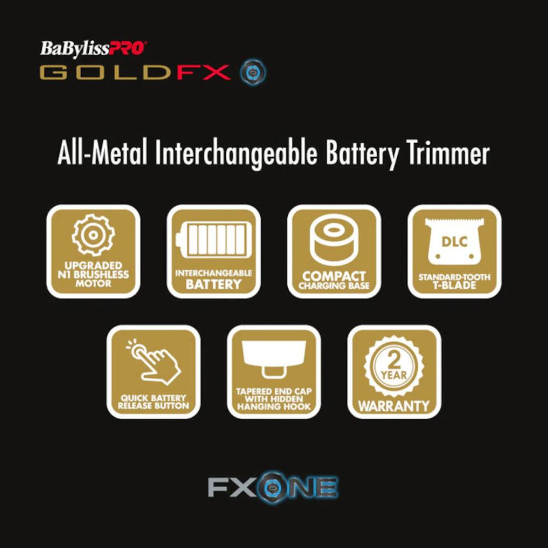 BaBylissPro FX-ONE Gold Trimmer FX-799G