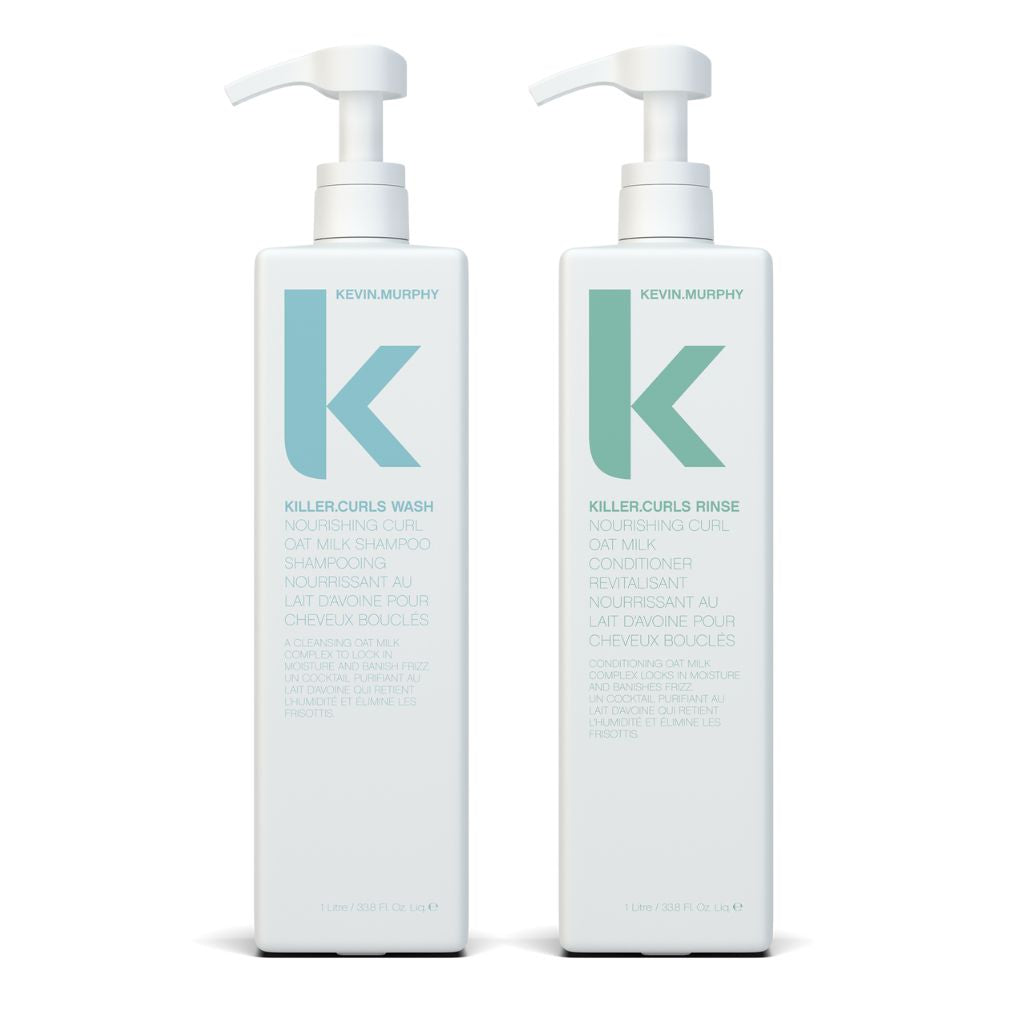 KEVIN.MURPHY Killer.Curls Wash & Rinse Litre Duo – Curl-Enhancing Haircare