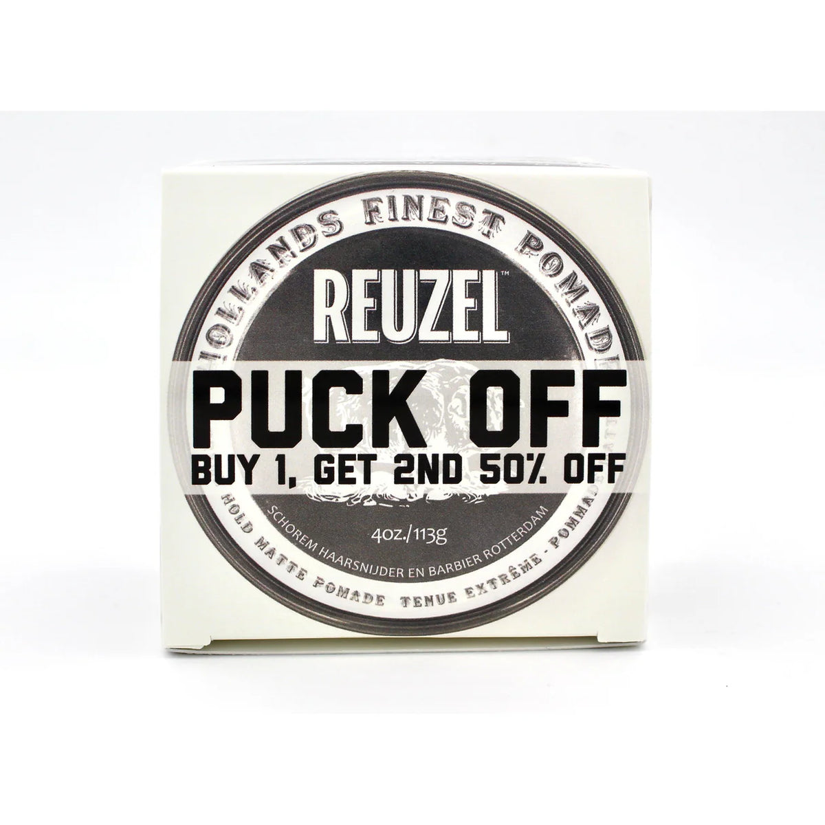Reuzel Extreme Hold Matte Pomade Puck Off Duo