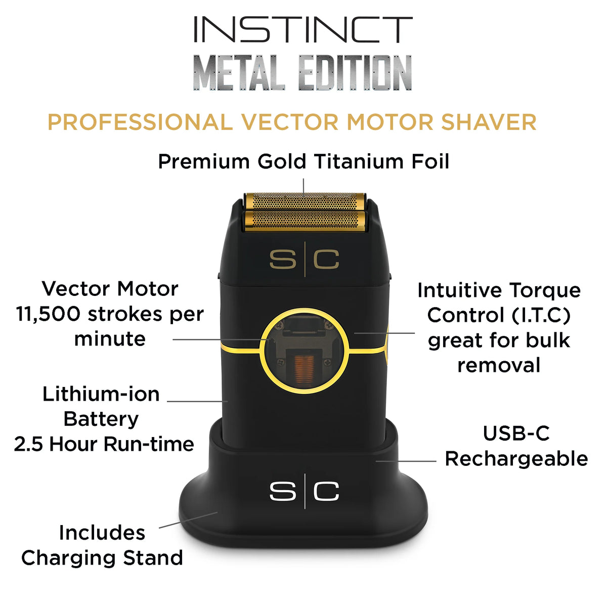 Instinct Foil Shaver Black