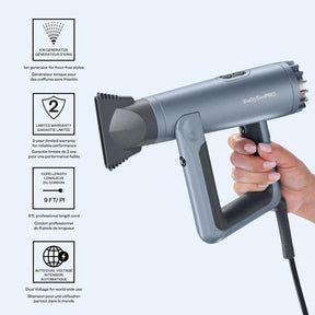 BaBylissPRO Nano Titanium Airsquare Professional Hair Dryer