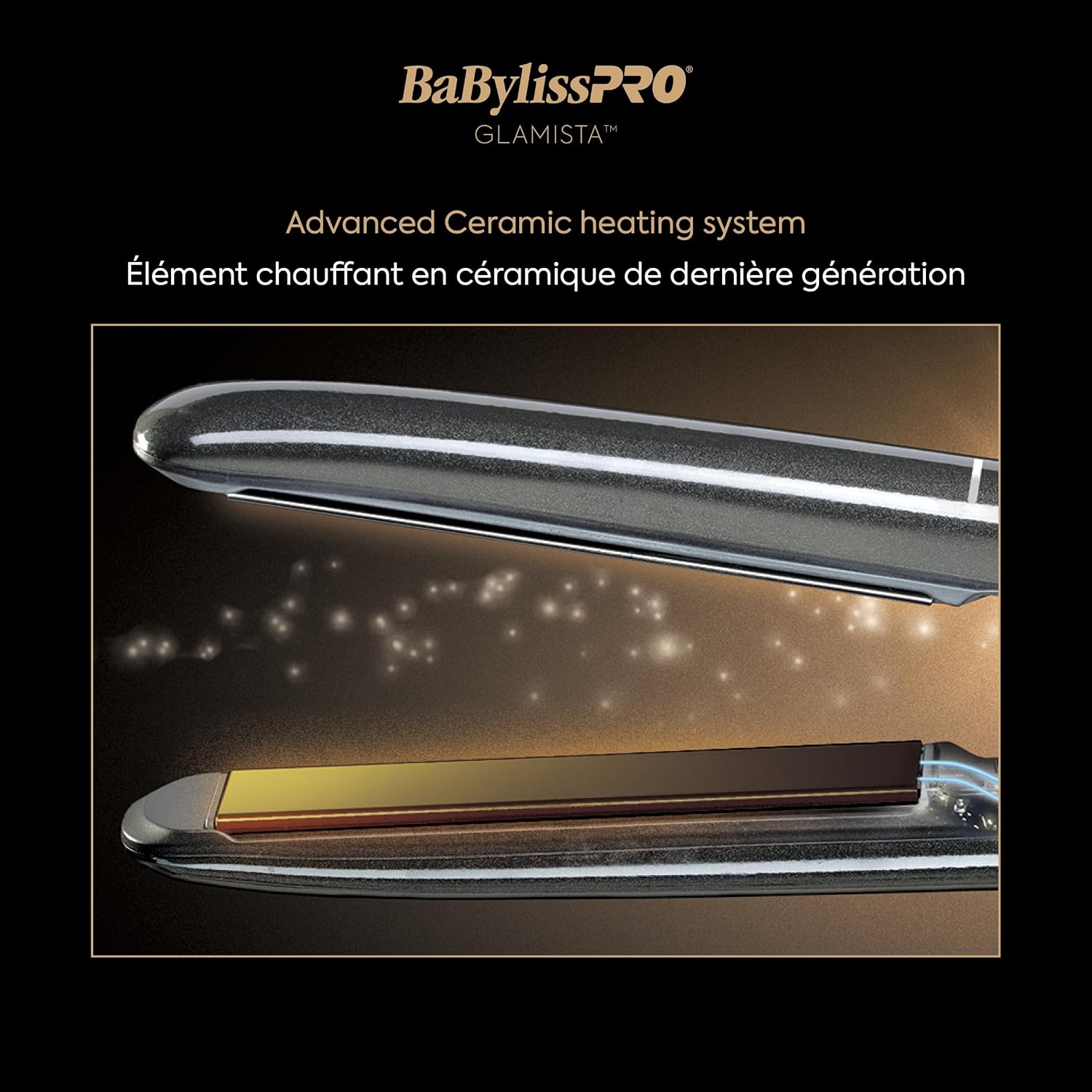 BaBylissPRO Glamista 1” Advanced Professional Ionic Flat Iron