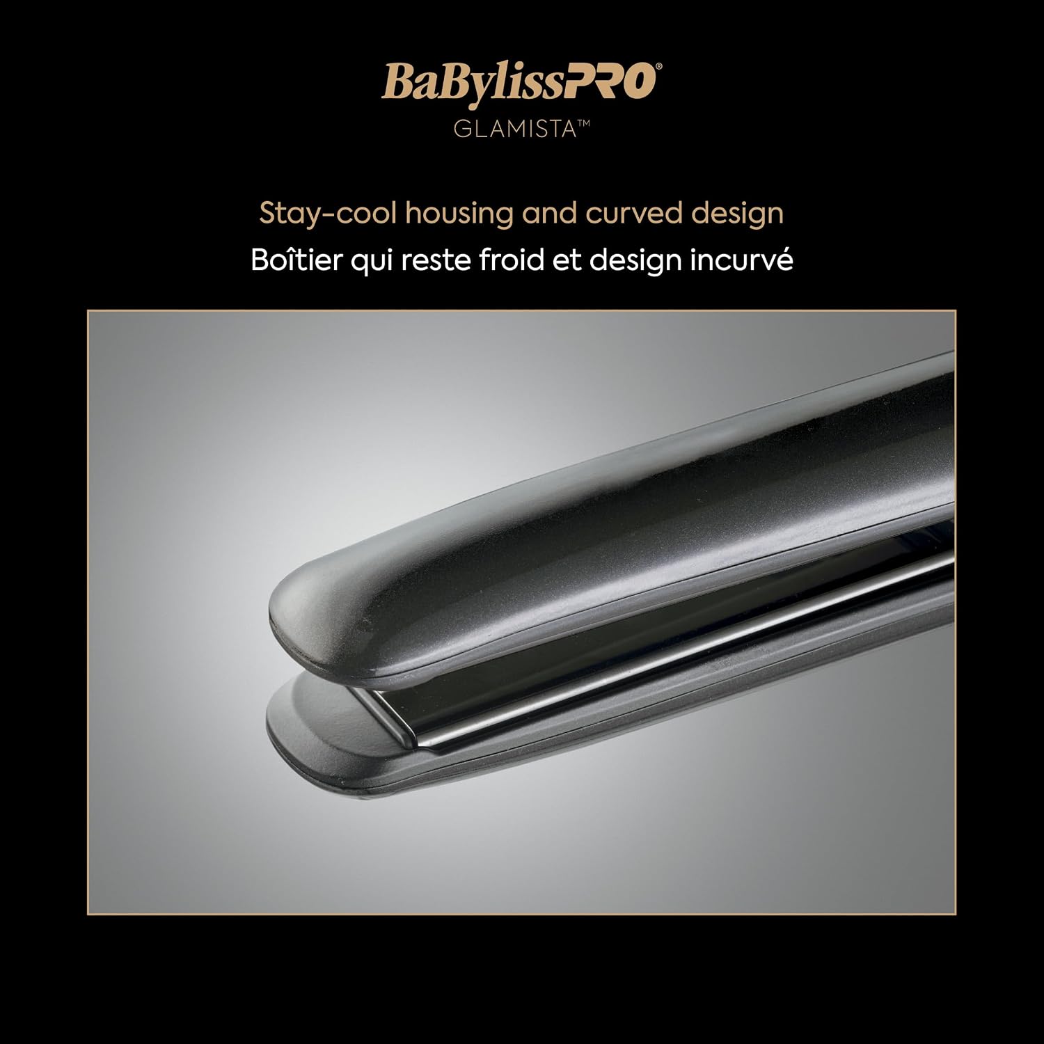 BaBylissPRO Glamista 1” Advanced Professional Ionic Flat Iron