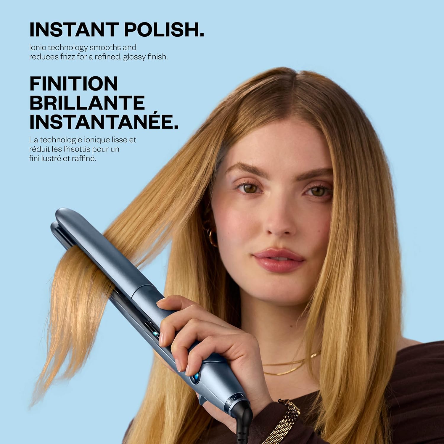 BaBylissPRO Nano Titanium 1” TrueTension Electromagnetic Flat Iron
