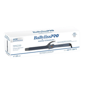 BaBylissPRO Nano Titanium PrecisionGrip Curling Iron