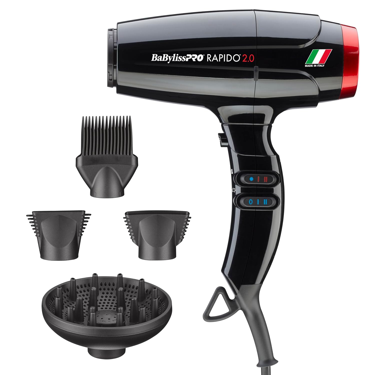 BaBylissPRO Rapido 2.0 Professional Ionic Hair Dryer