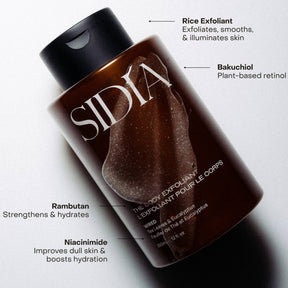 SIDIA The Body Exfoliant: Wired – Resurfacing & Energizing Skin Polisher