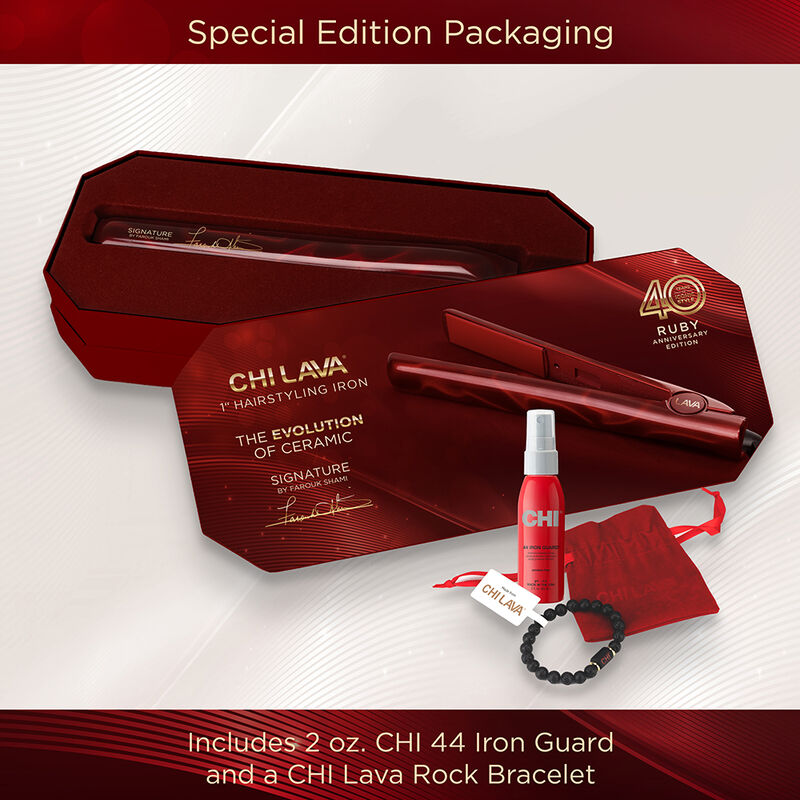 CHI LAVA Ruby Anniversary Edition 1 Inch Hairstyling Iron