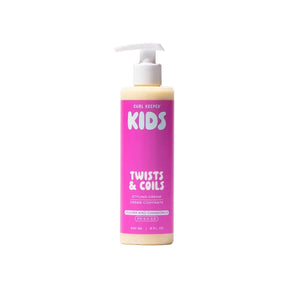 Bottle of Curl Keeper Kids Twists & Coils Strong Cream on a white background