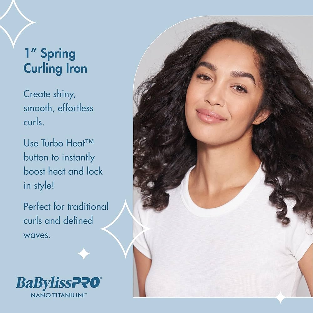 BabylissPRO Nano-Titanium & Ceramic Curling Iron