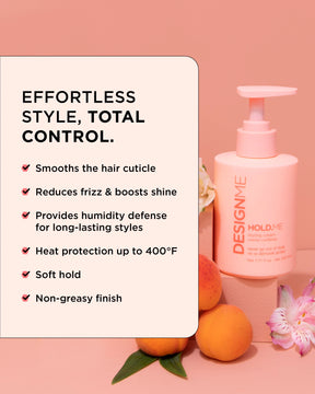 DESIGNME HOLD.ME Styling Cream | Smooths, Tames Frizz & Heat Protection