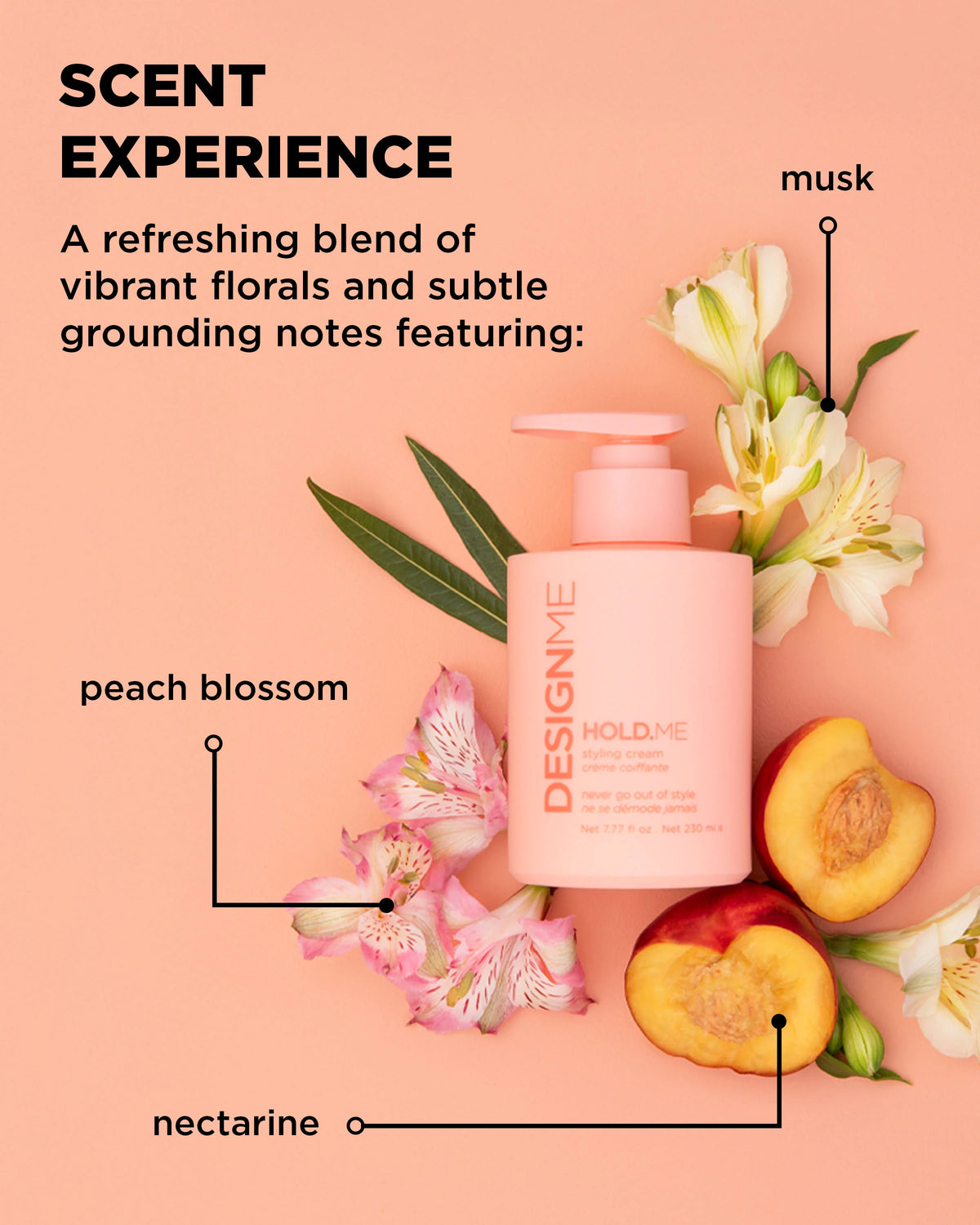 DESIGNME HOLD.ME Styling Cream | Smooths, Tames Frizz & Heat Protection