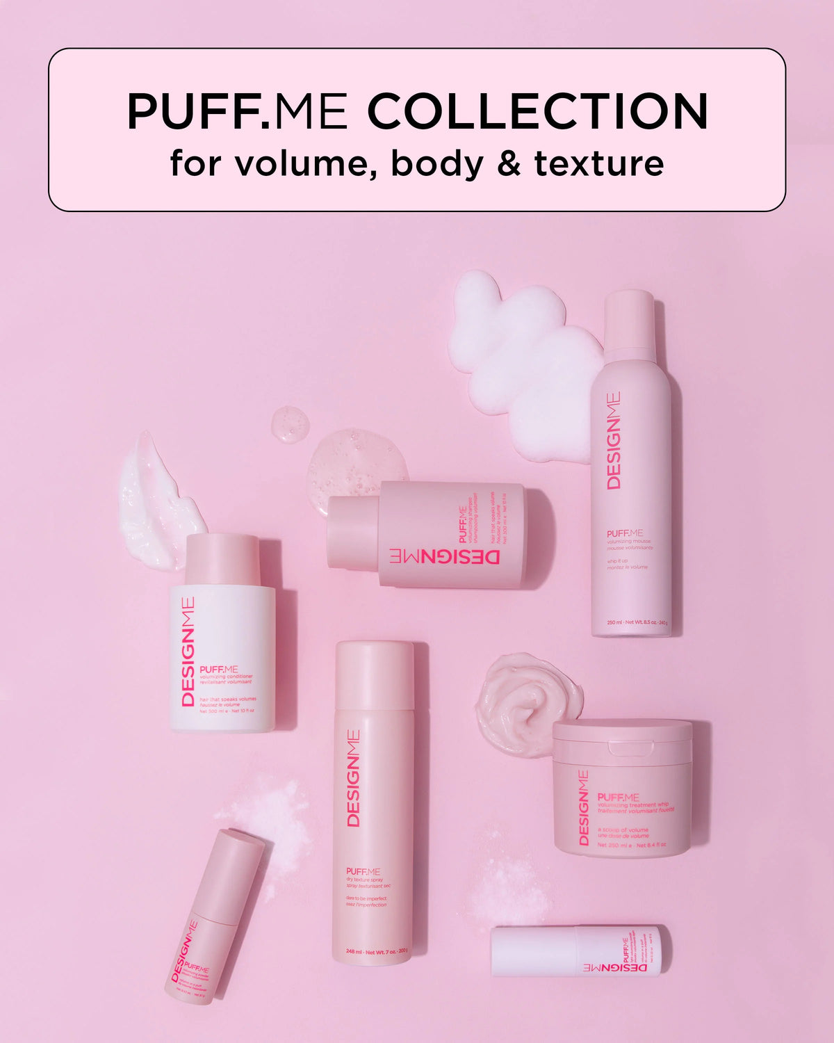 DESIGNME PUFF.ME Dry Texture Spray | Instant Volume & Airy Texture