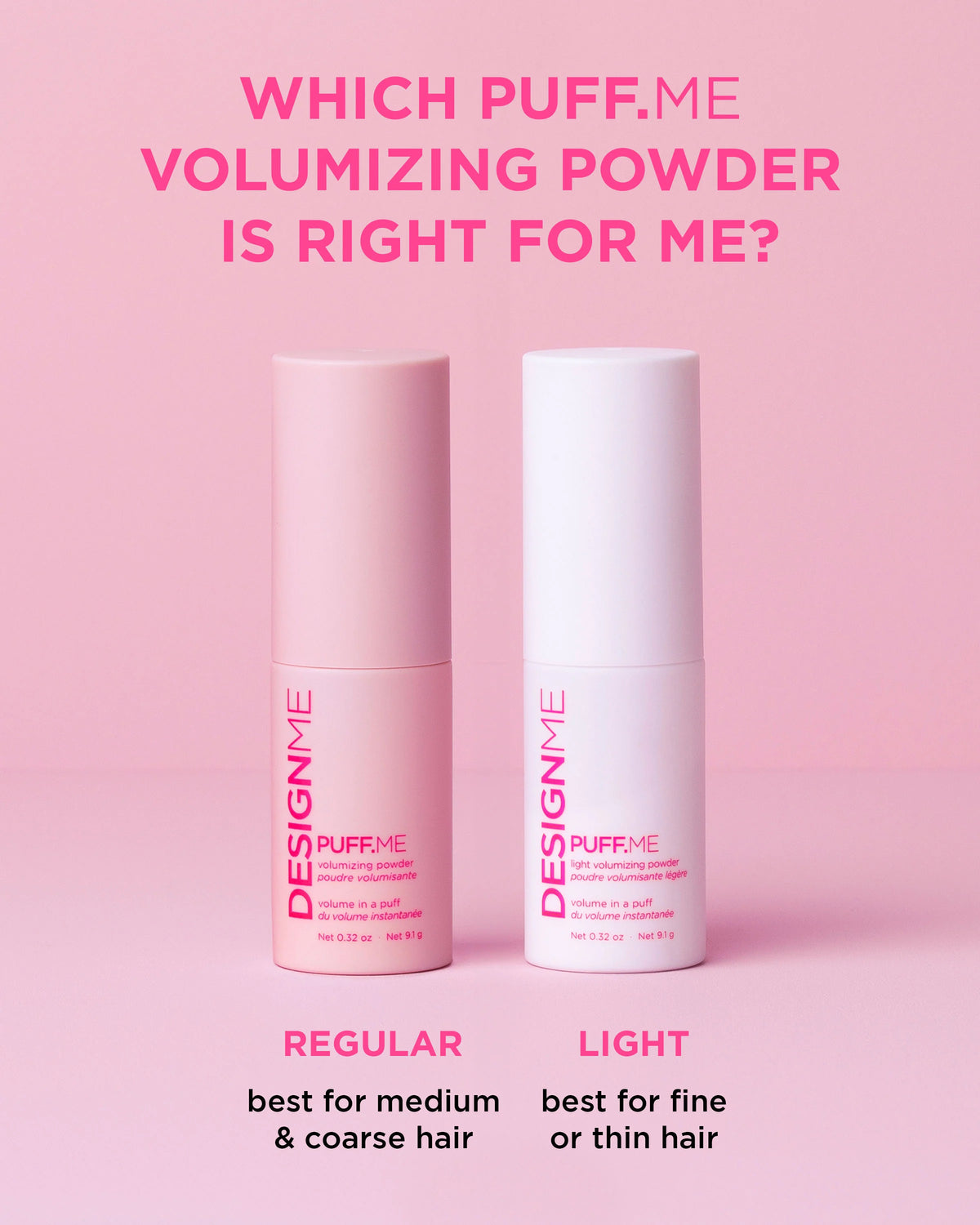 DESIGNME PUFF.ME Volumizing Powder: The Award-Winning Instant Root Lift
