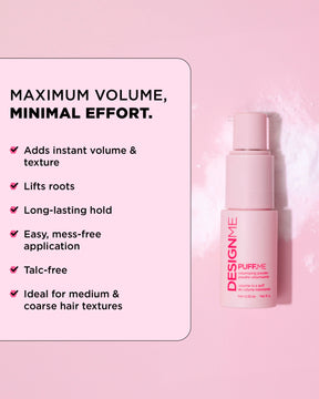 DESIGNME PUFF.ME Volumizing Powder: The Award-Winning Instant Root Lift