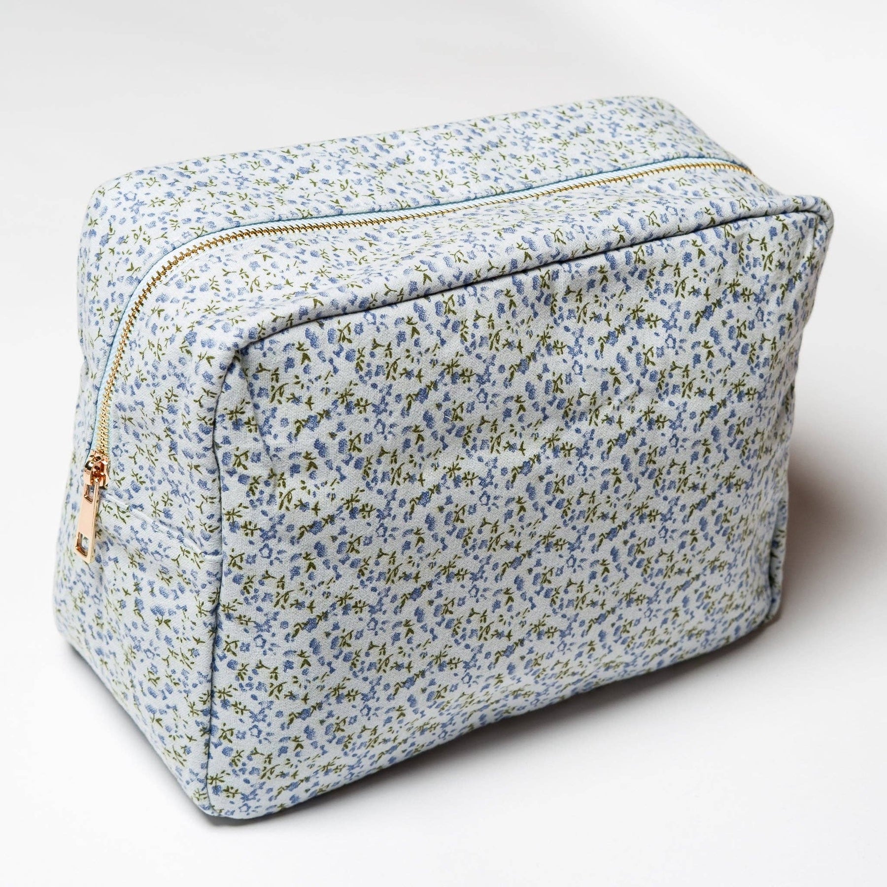 GRWM Ditsy Floral Cosmetic Bag Large