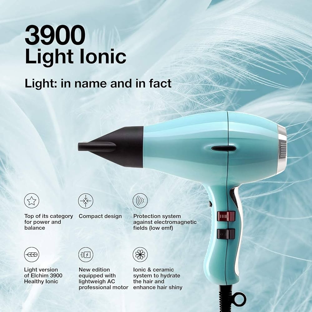 ELCHIM 3900 Light Ionic: Lightweight and Efficient Hair Dryer