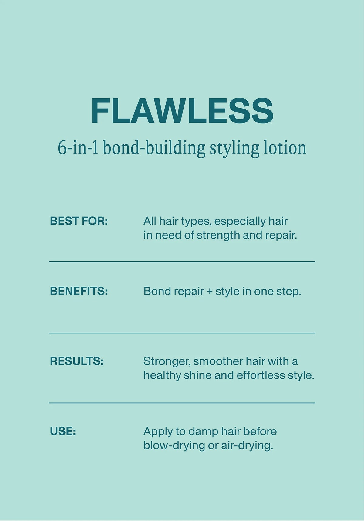 KEVIN.MURPHY FLAWLESS 6-in-1 Bond Building Styling Lotion