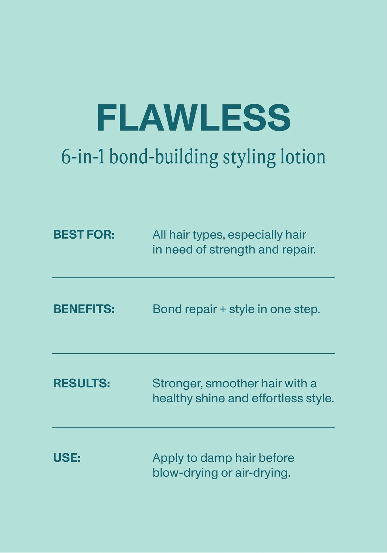 KEVIN.MURPHY FLAWLESS 6-in-1 Bond Building Styling Lotion