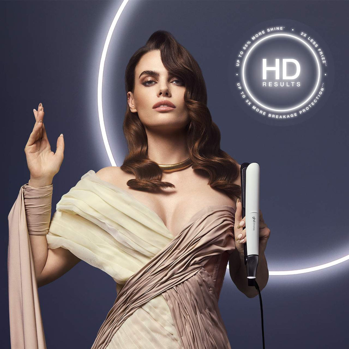 ghd Chronos Styler 1 Inch Flat Iron White