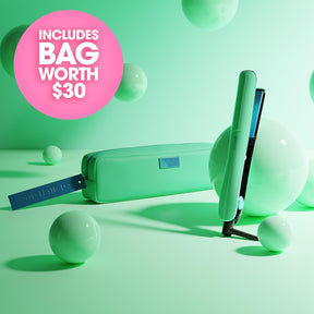 ghd Gold Styler - Glazed Blue Limited Edition with Heat-Resistant Bag