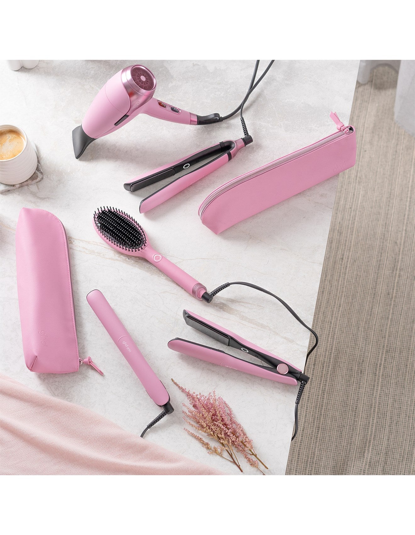 ghd GOLD Pink Professional Hair Straightener Limited Ed.