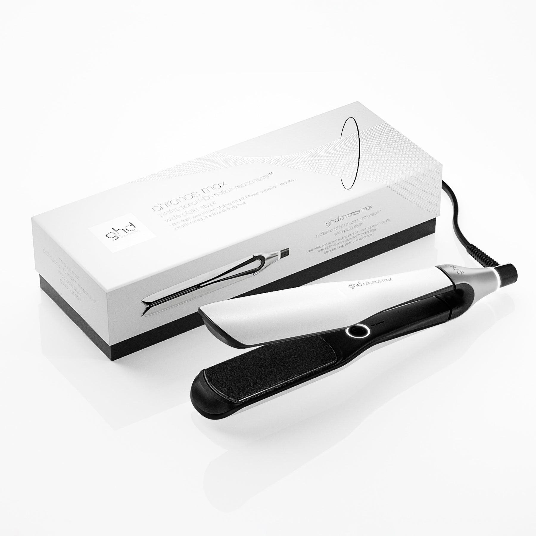 ghd Chronos Max White 43mm Plate