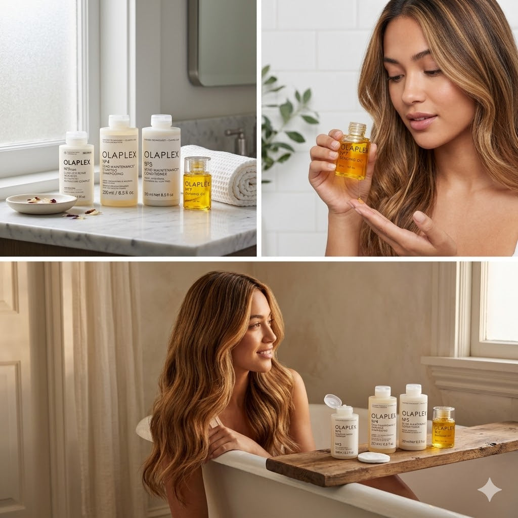 Olaplex No. 3 PLUS Complete Repair Bundle – 4-Step Bond Maintenance Kit