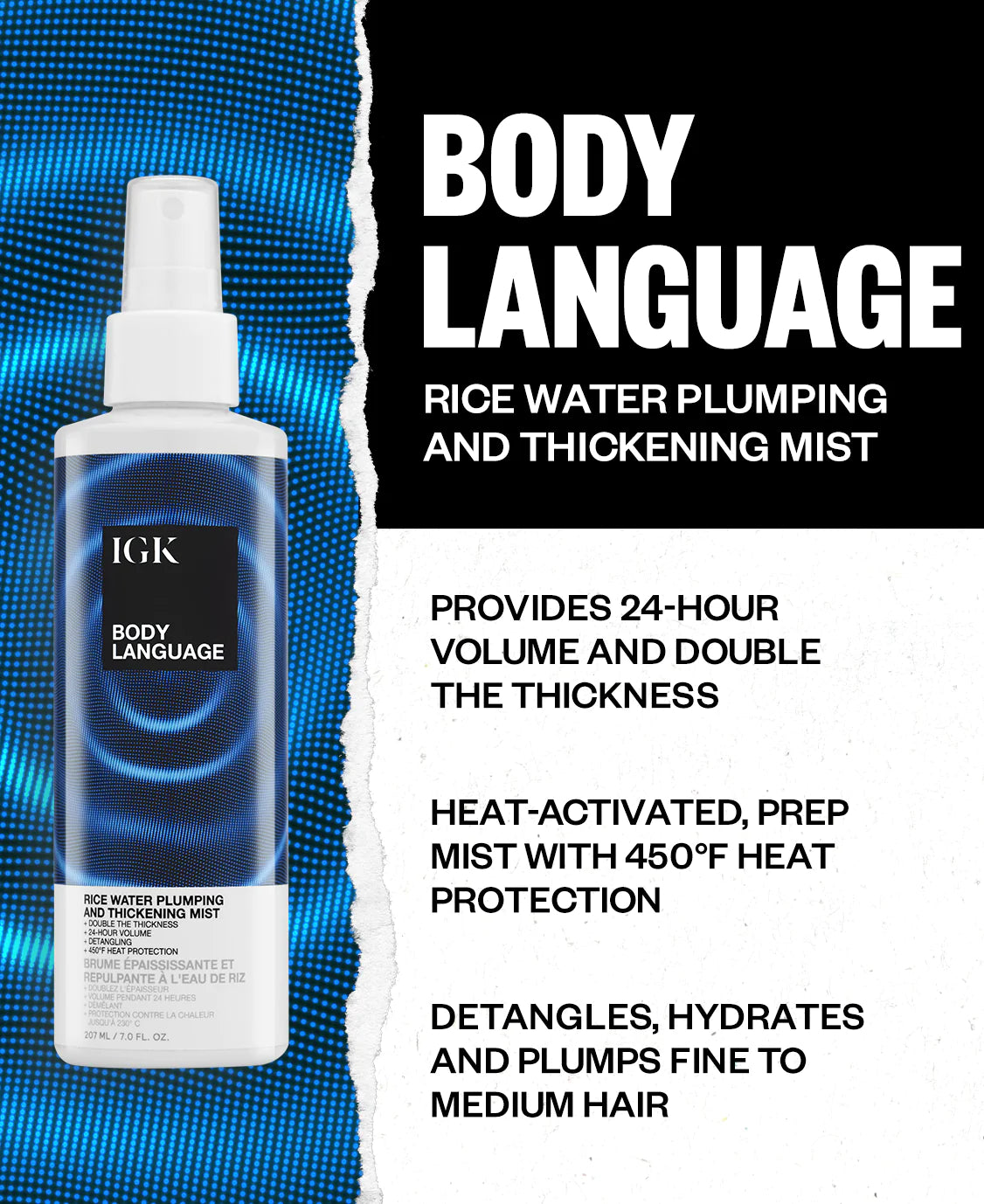 IGK Body Language Plumping  & Thickening Mist