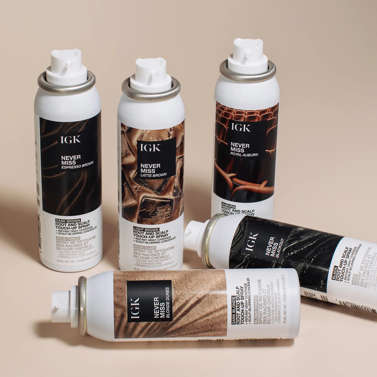 IGK Never Miss Root & Scalp Touch Up Spray Dark Blonde