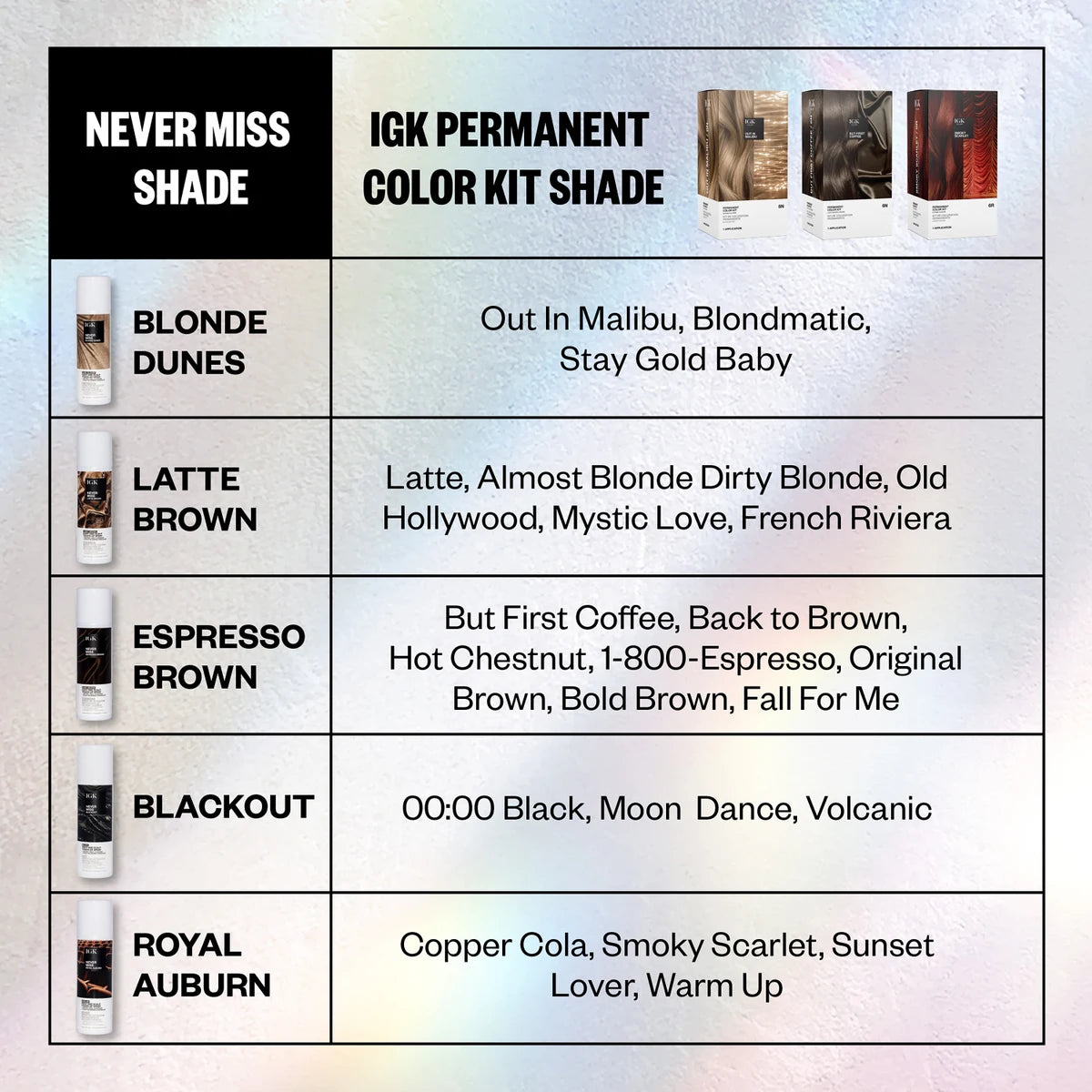 IGK Never Miss Root & Scalp Touch Up Spray Dark Brown