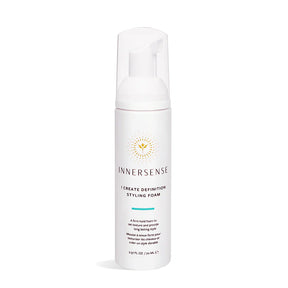 Innersense styling foam bottle on a white background