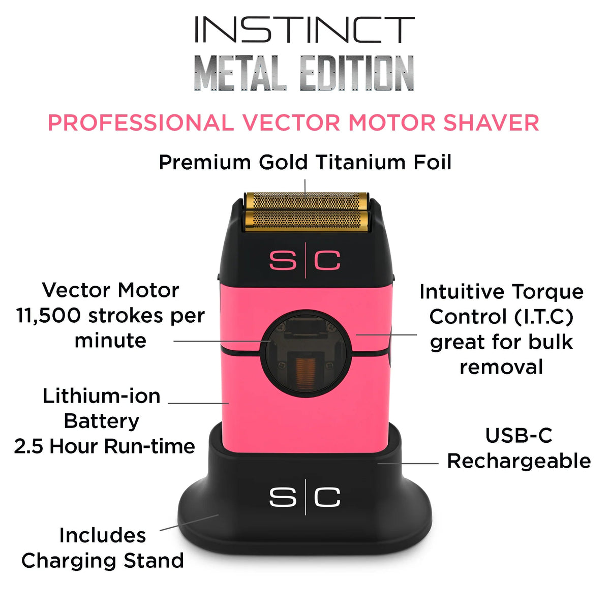 Instinct Foil Shaver Pink