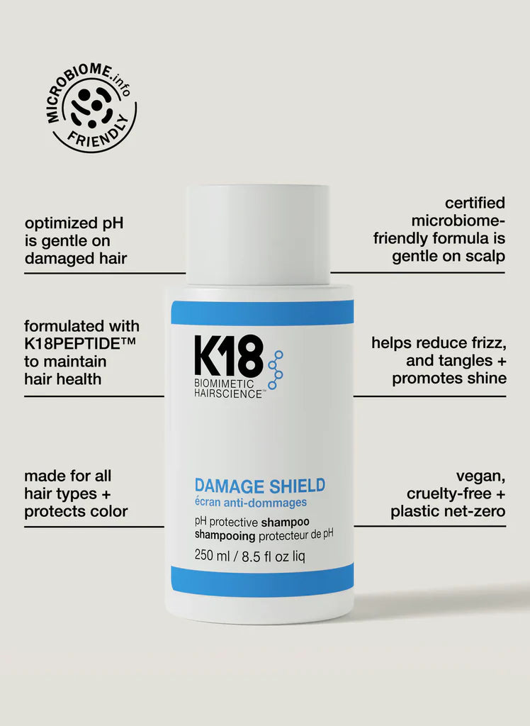 K18 Damage Shield pH-Balanced Protective Shampoo