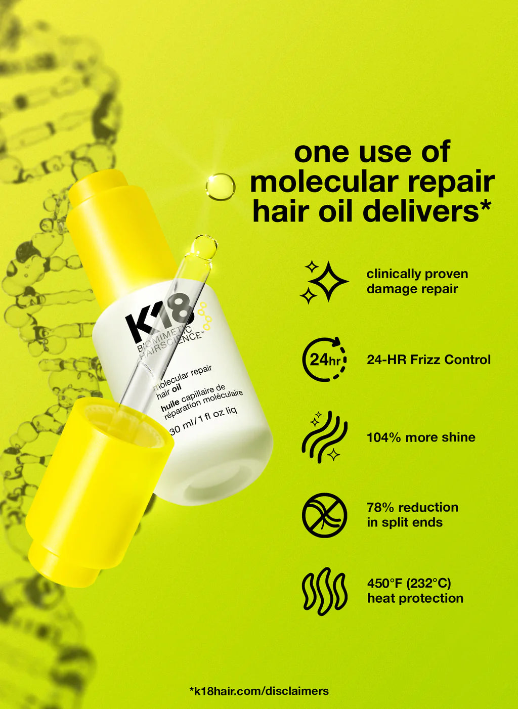 K18 Molecular Repair Oil