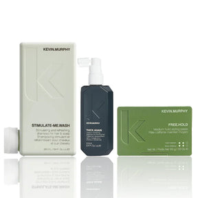 KEVIN.MURPHY Thick of It Kit – Stimulate-Me. Wash, Free.Hold & Thickening Spray