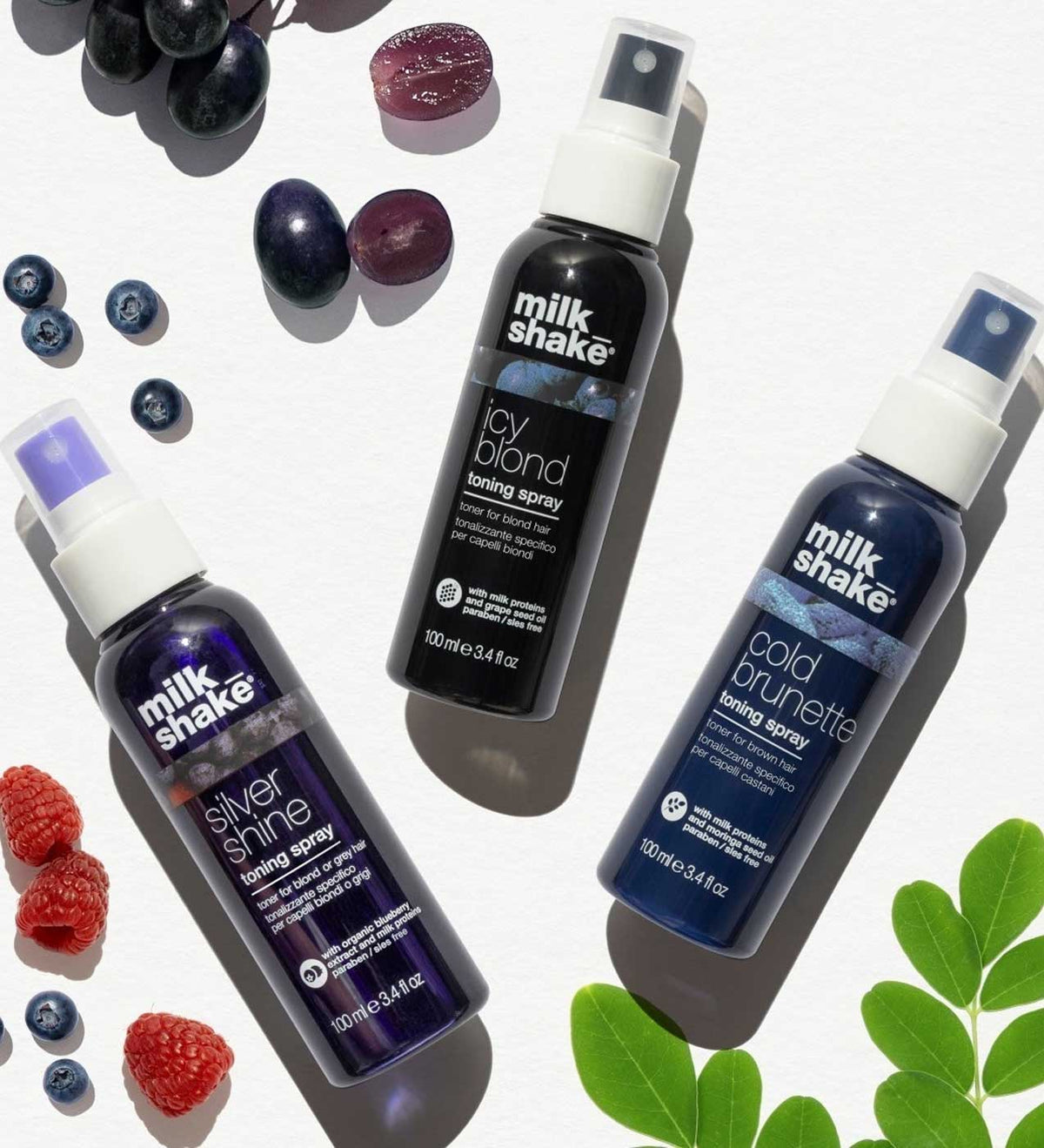 milk_shake Silver Shine Toning Spray – Leave-In Toner for Blonde & Grey Hair