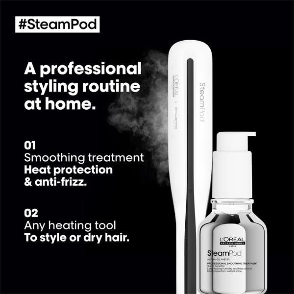 The Steampod 3.0 + FREE Hair Roller & Serum Set