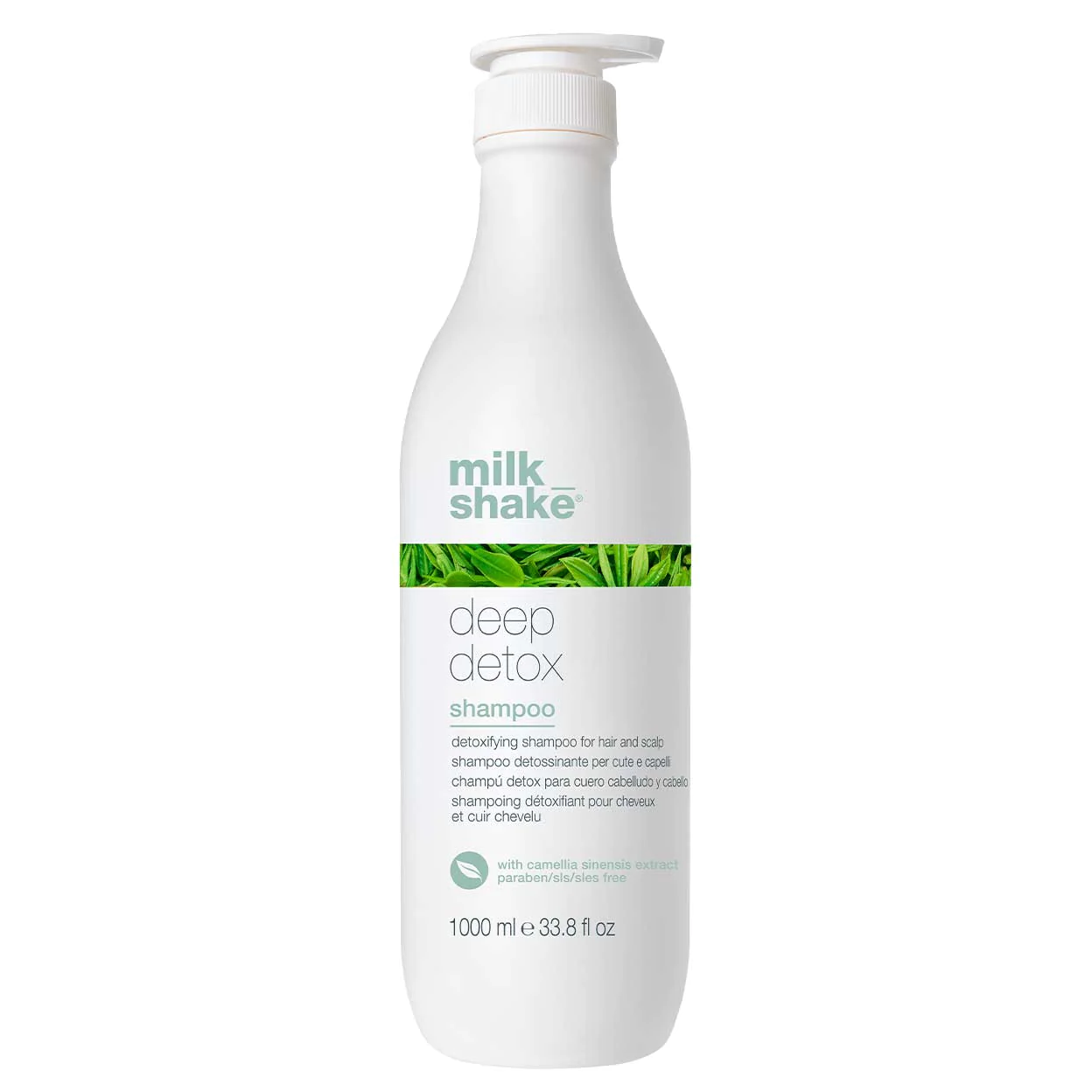 milk_shake deep detox shampoo 1 Litre size - detoxifying shampoo for scalp & hair. 
