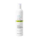 Milk Shake No Frizz Allowed conditioner bottle on a white background