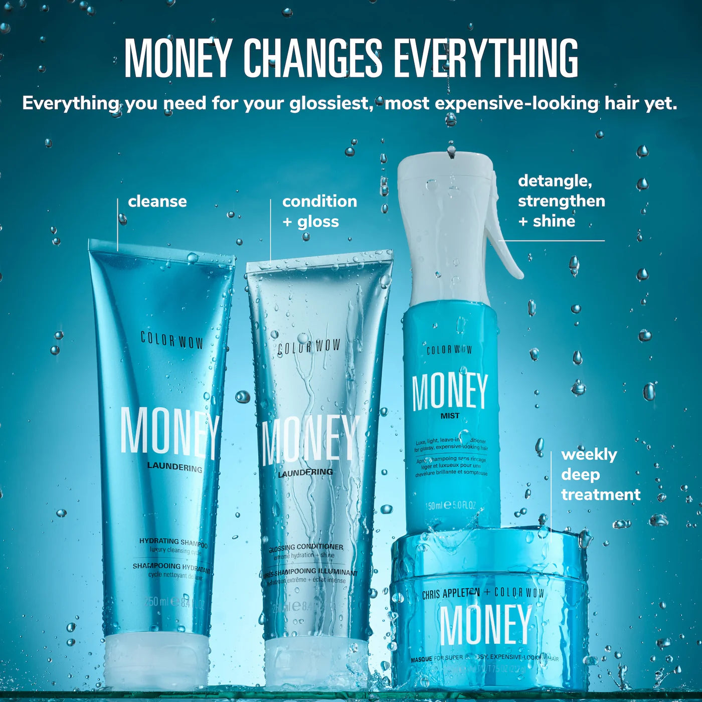 Color Wow Money Laundering Hydrating Shampoo Sulfate-Free Moisture Shampoo