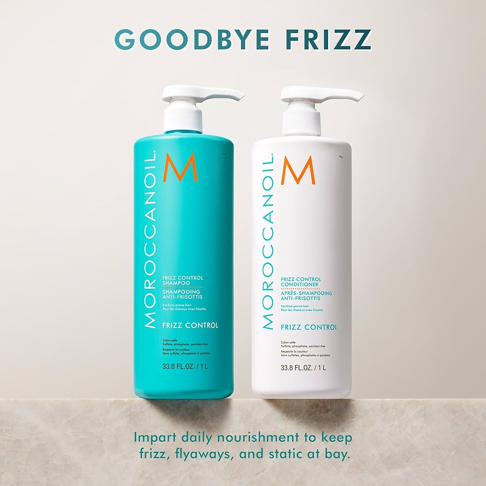 MOROCCANOIL Frizz Smooth Shampoo & Conditioner Litre Duo