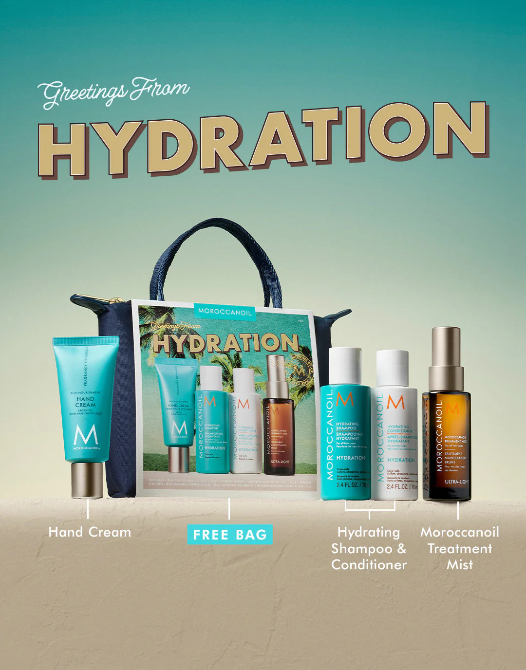 Moroccanoil Hydrate Travel Set