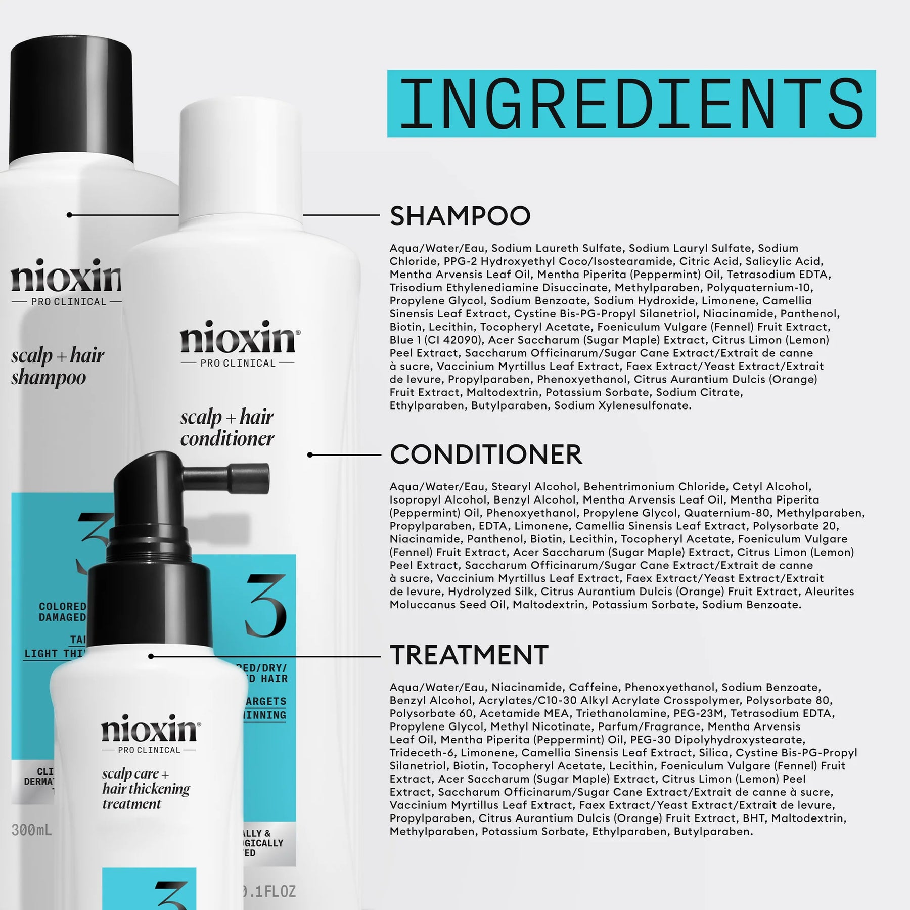 Nioxin System Kit Nioxin System #3 Kit