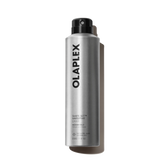 A silver aerosol can of Olaplex Shape Set Hair Spray with a black spray nozzle, shown on a clean white background with a soft shadow.