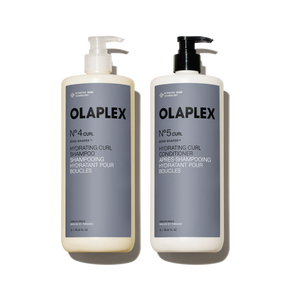 OLAPLEX Nº.4CURL & Nº.5CURL Hydrating Curl Shampoo and Conditioner Liter Set for Curly Hair