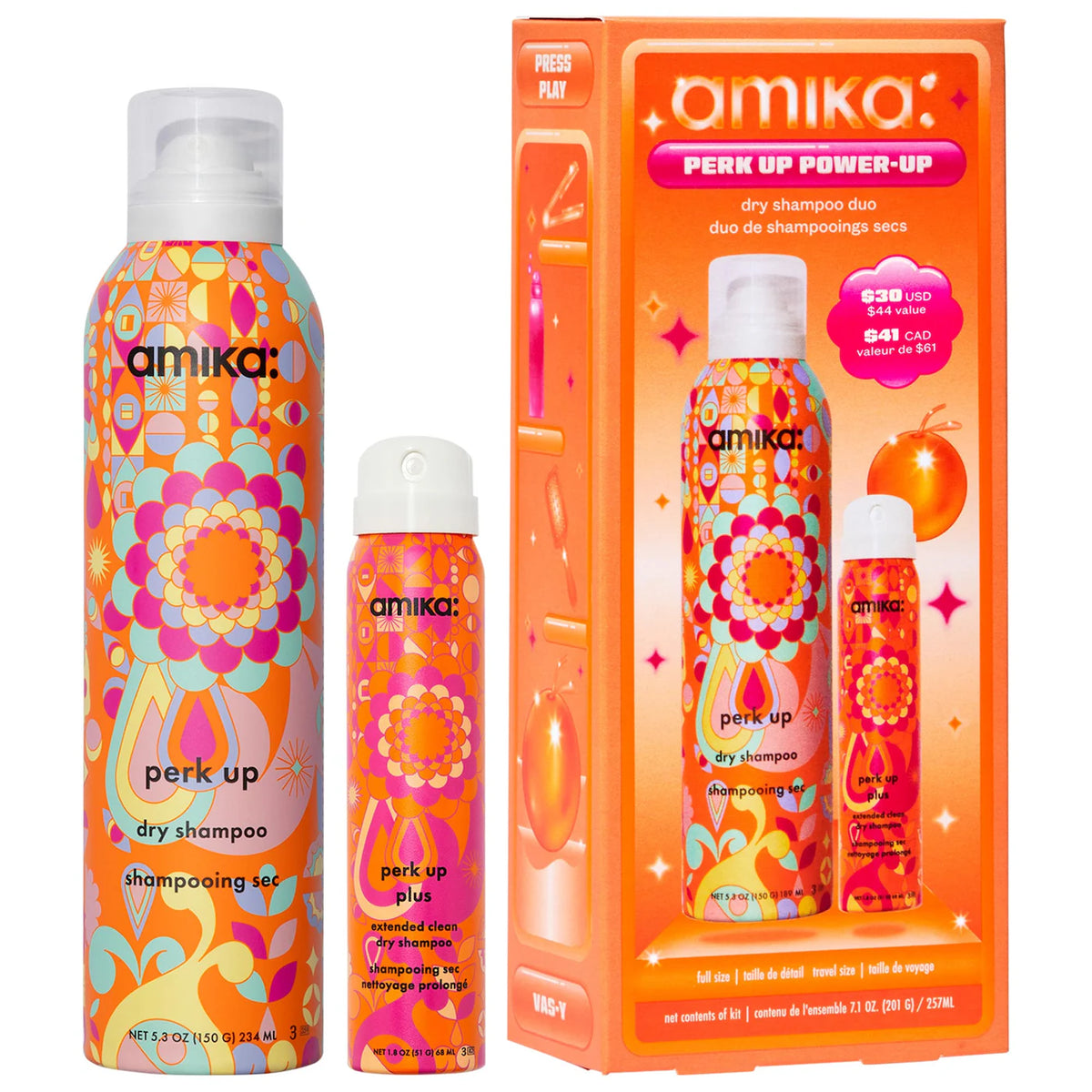 amika Perk Up Dry Shampoo Duo